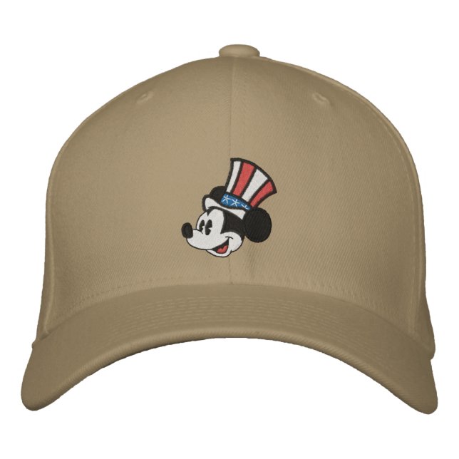 Mickey Mouse USA Embroidered Baseball Hat (Front)