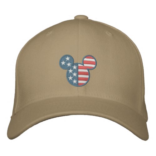 Mickey Mouse USA Embroidered Baseball Hat