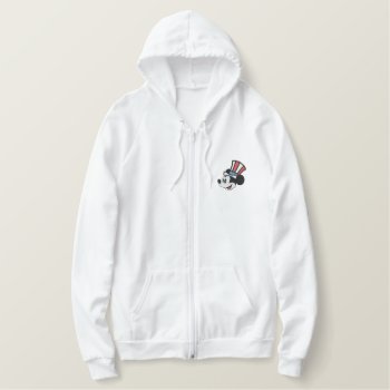 Mickey Mouse Usa Embroidered Hoodie by DisneyLogosLetters at Zazzle