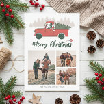 Mickey Mouse Vintage | Christmas Photo Collage Invitation<br><div class="desc">Merry Christmas from Mickey Mouse! Personalize this vintage Christmas Card by adding your favorite family photos and your name and year or custom text!</div>