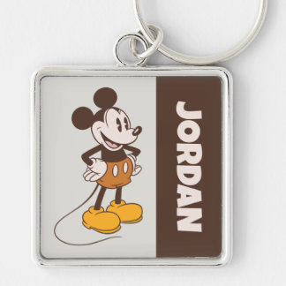 Mickey Mouse | Vintage Mickey | Add Your Name Keychain