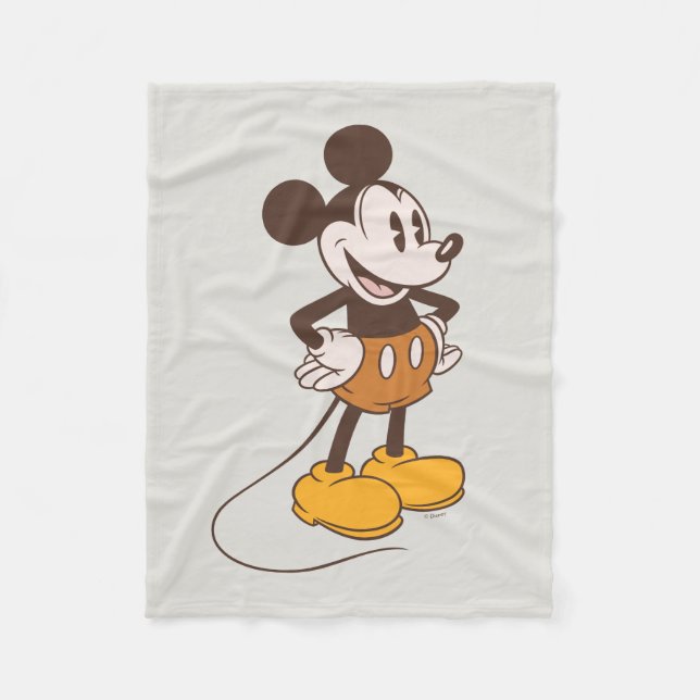 Mickey Mouse | Vintage Mickey Fleece Blanket (Front)