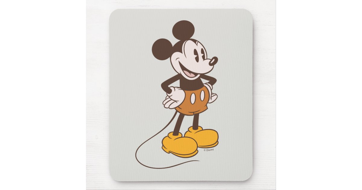 Classic Mickey, Angry Keychain, Zazzle
