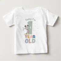 Baby mickey 1st birthday sale shirt
