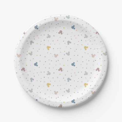 Mickey Mouse Watercolor Birthday Paper Plates