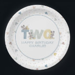 Mickey Mouse Watercolor Second Birthday Paper Plates<br><div class="desc">Celebrate your child's 2nd Birthday with these sweet Mickey Mouse paper plates. Personalize by adding your child's name!</div>