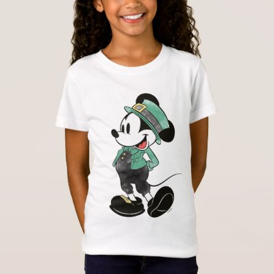 Mickey Mouse | Watercolor St. Patrick's Day T-Shirt