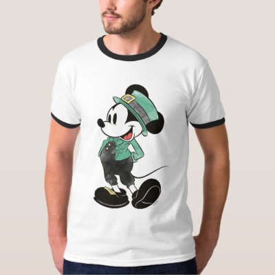 Mickey Mouse | Watercolor St. Patrick's Day T-Shirt