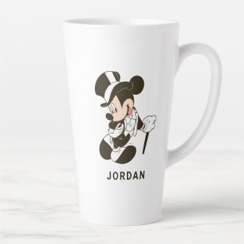 Mickey Mouse | Wedding Groom Latte Mug by MickeyAndFriends at Zazzle