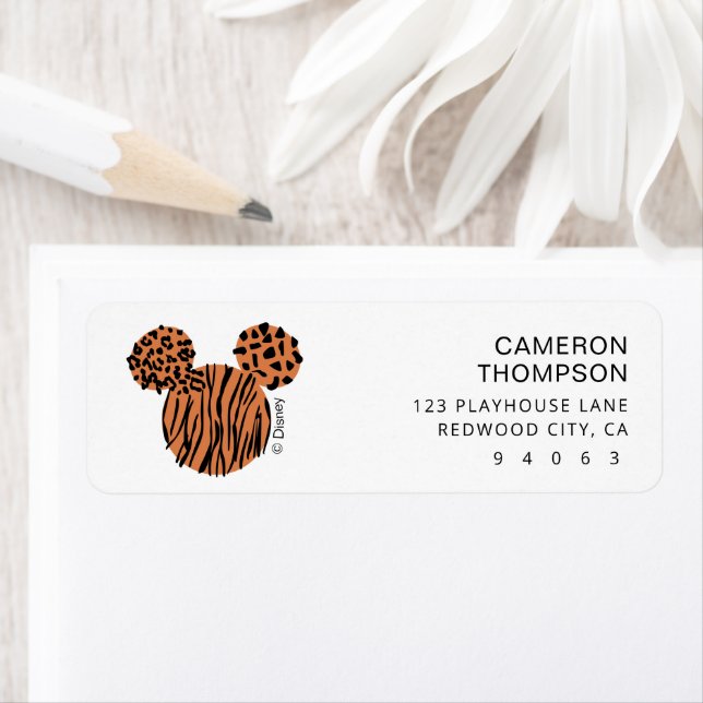 Mickey Mouse | Wild One 1st Birthday Label (Insitu)