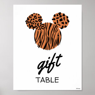 Mickey Mouse Wild One 1st Birthday Poster