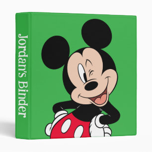 Mickey Mouse Wink 3 Ring Binder
