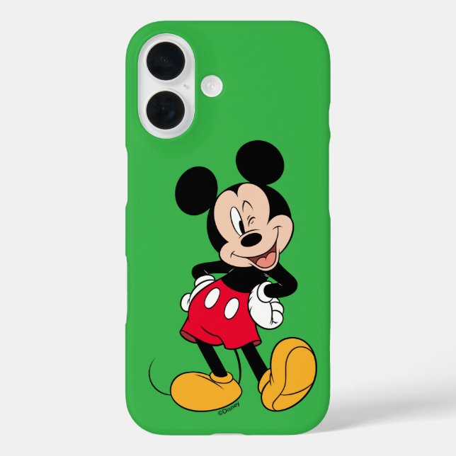 Mickey Mouse Wink Case-Mate iPhone Case (Back)