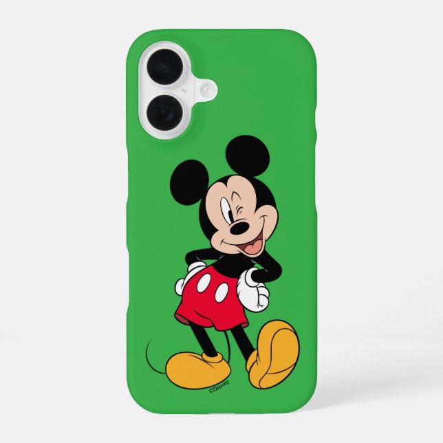 Mickey Mouse Wink Iphone Case (Back)