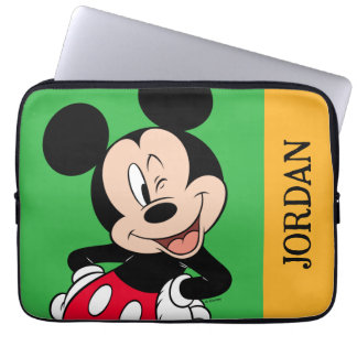 Mickey Mouse Wink Laptop Sleeve