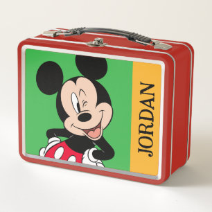 Mickey Mouse Wink Metal Lunch Box