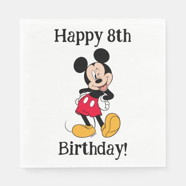 Mickey Mouse Wink Napkins (Front)