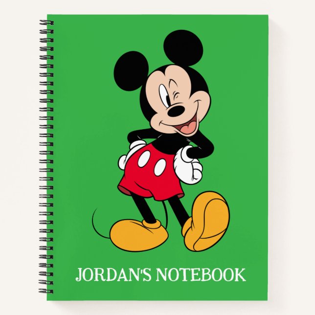 Mickey Mouse Wink Notebook (Front)