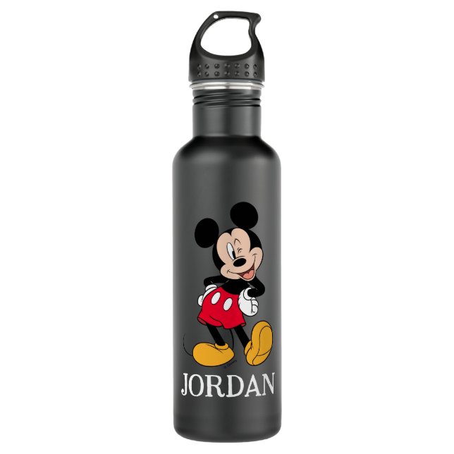 Mickey Mouse Wink Stainless Steel Water Bottle (Front)