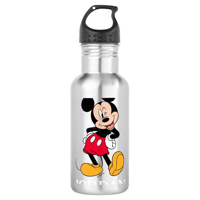 Mickey Mouse Wink Stainless Steel Water Bottle (Front)