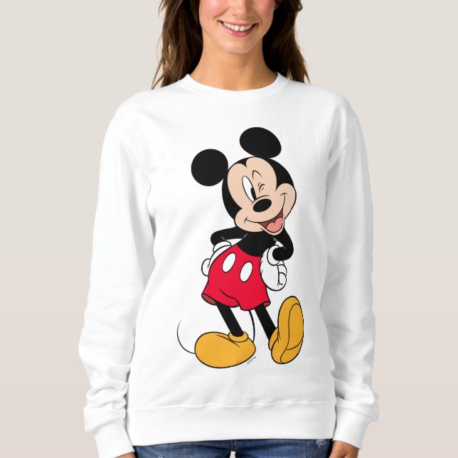 Mickey Mouse Wink Sweatshirt (Front)