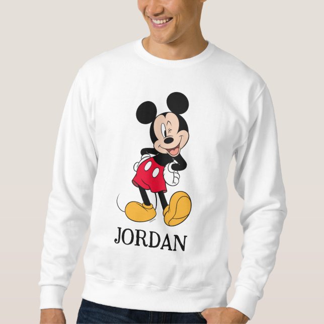 Mickey Mouse Wink Sweatshirt (Front)