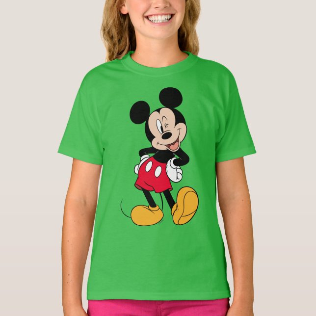 Mickey Mouse Wink T-Shirt (Front)