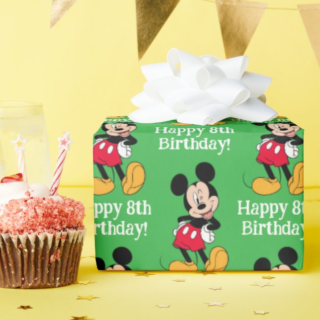 Mickey Mouse Wink Wrapping Paper (Birthday Party)