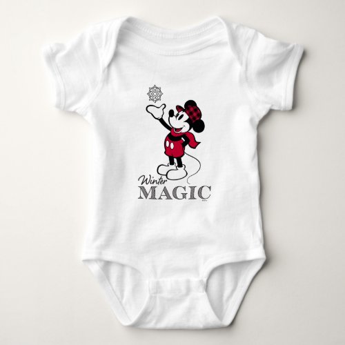 Mickey Mouse  Winter Magic Baby Bodysuit