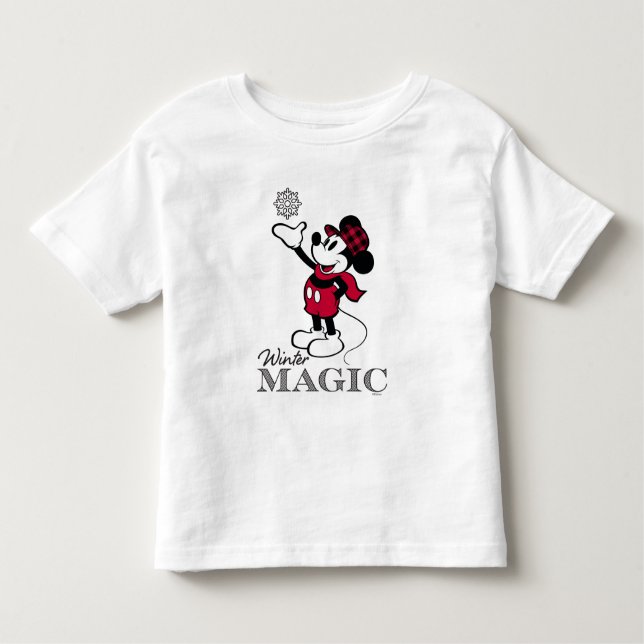 Mickey Mouse | Winter Magic Toddler T-shirt (Front)