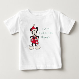 Mickey Mouse Winter Onederland 1st Birthday Baby T-Shirt
