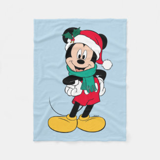 Mickey Mouse | Winter Outfit Fleece Blanket