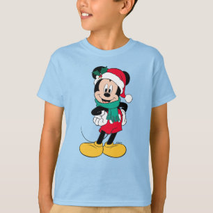 Mickey Mouse Winter Outfit T-Shirt