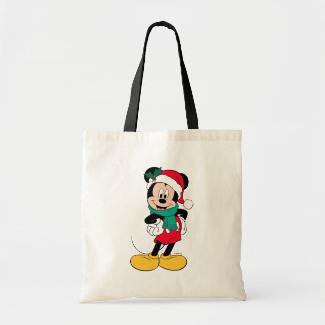 Mickey Mouse | Winter Outfit Tote Bag (Front)