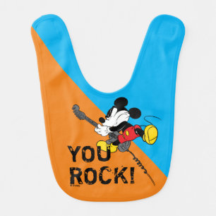 Mickey Mouse You Rock, Dad! Baby Bib