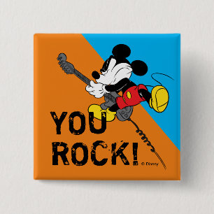 Mickey Mouse   You Rock, Dad! Button