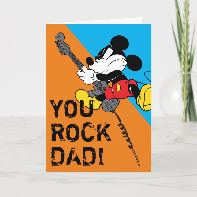 Mickey Mouse | You Rock, Dad! Card (Front)
