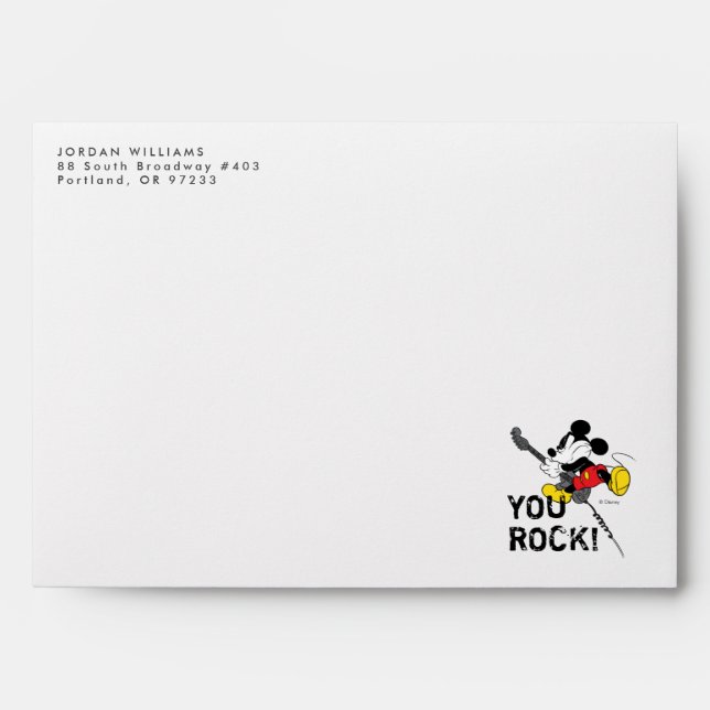 Mickey Mouse | You Rock, Dad! Envelope (Front)