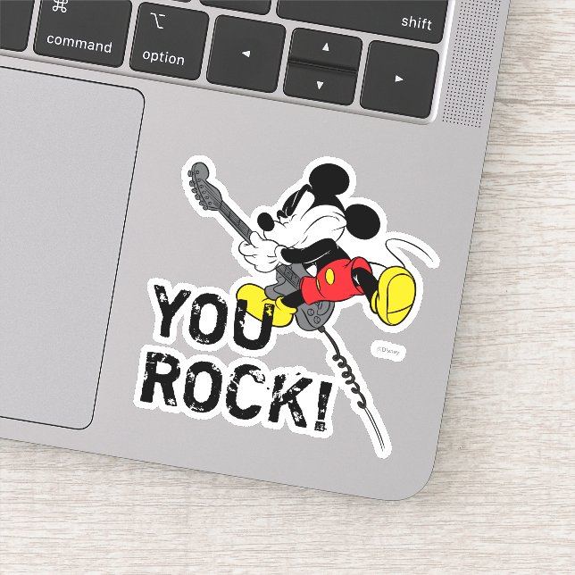 Mickey Mouse | You Rock, Dad! Sticker (Detail)
