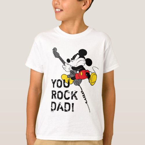 Mickey Mouse  You Rock Dad T_Shirt