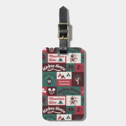 Mickey  Outdoor Adventure Pattern Luggage Tag