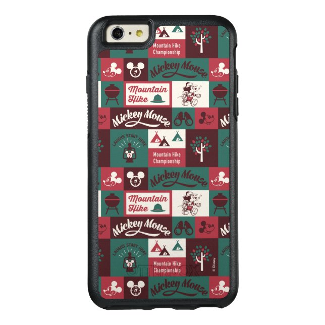 Mickey | Outdoor Adventure Pattern Otterbox iPhone Case (Back)