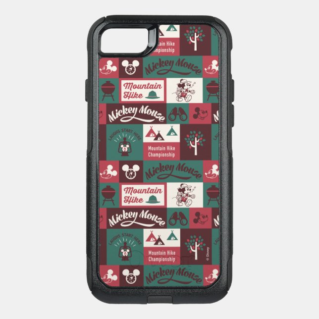 Mickey | Outdoor Adventure Pattern Otterbox iPhone Case (Back)