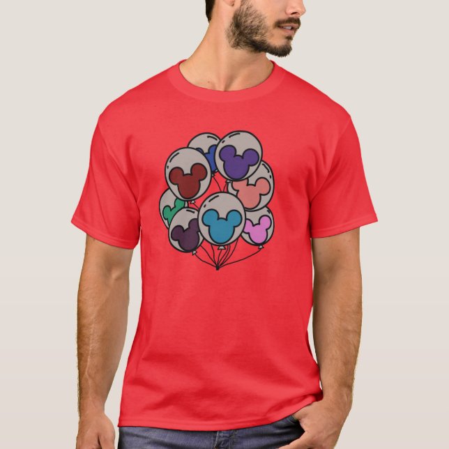 Mickey park balloons girl T-Shirt (Front)