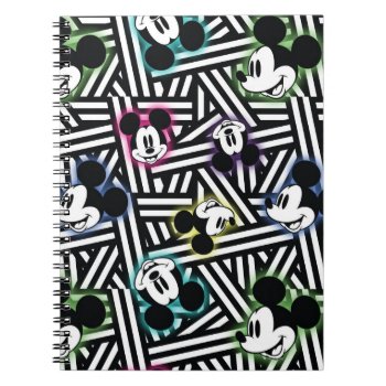 Mickey Pattern 4 Notebook by MickeyAndFriends at Zazzle