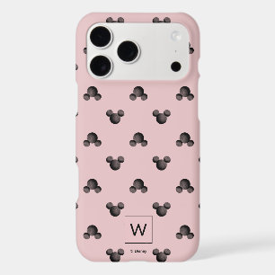 Mickey Pink Icon Pattern - Monogram iPhone 17 Pro Max Case