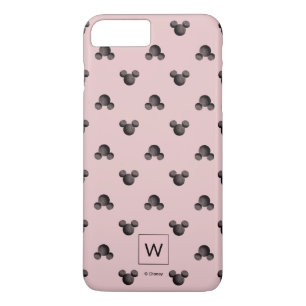 Mickey Pink Icon Pattern - Monogram iPhone 8 Plus/7 Plus Case