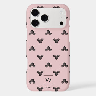 Mickey Pink Icon Pattern - Monogram iPhone 17 Pro Max Case