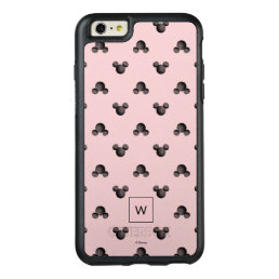 Mickey Pink Icon Pattern - Monogram OtterBox iPhone 6/6s Plus Case