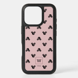 Mickey Pink Icon Pattern - Monogram iPhone 16 Pro Case